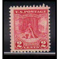 645 2c Valley Forge Just Clears MNH O1086