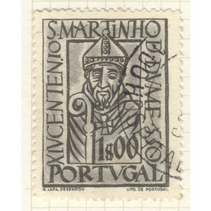 Portugal 1953 - 1e black - St. Martinho - used