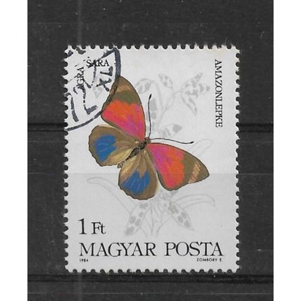 Hungary.SG3557 1fo Agrias sara.Fine Used.Oct22