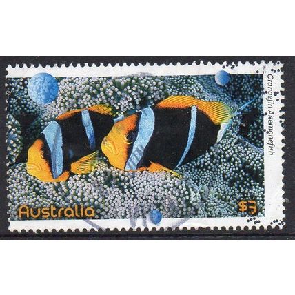 Australia 2010 Fishes of the Reef Definitive - Orangefin Anemonefish $3 Used
