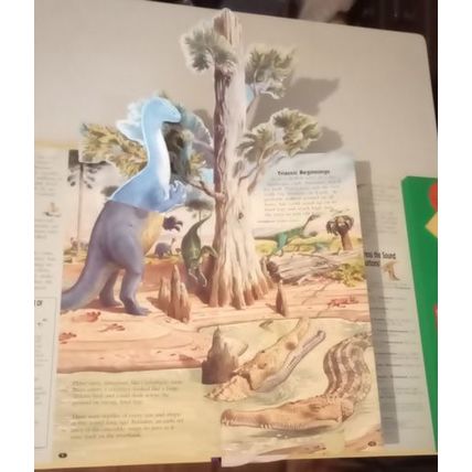 When Dinosaurs Roamed: Yes! Interactive Sound Pop-Up Book : Works FREE Shipping