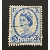 GB 1953 4d blue used SG521