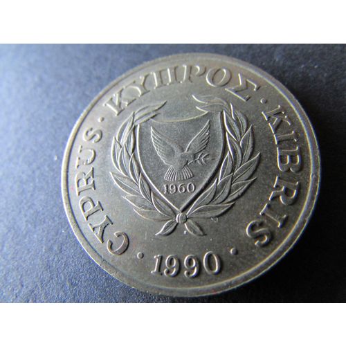 1990 CYPRUS TWENTY CENTS FREE POST. AN