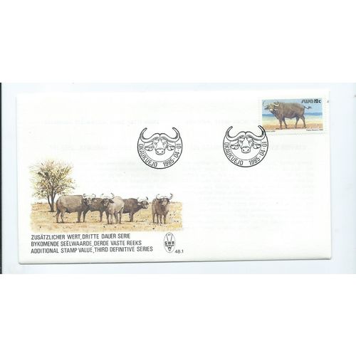 south west africa stamps sg358b sg 358b used fdc first day cover wild animal