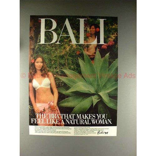 1977 Bali Bra Ad - Makes You Feel Like a Natural Woman!