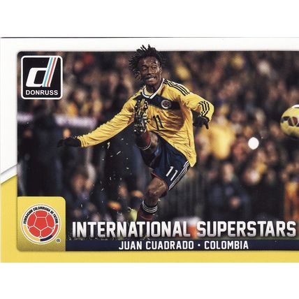 Donruss Soccer 2015 23 Juan Cuadrado International Superstars