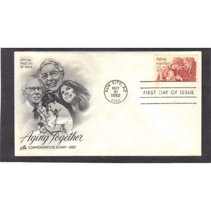 FDC Art Craft 2011 20c Aging Together (Cachet-U/A) CV00112