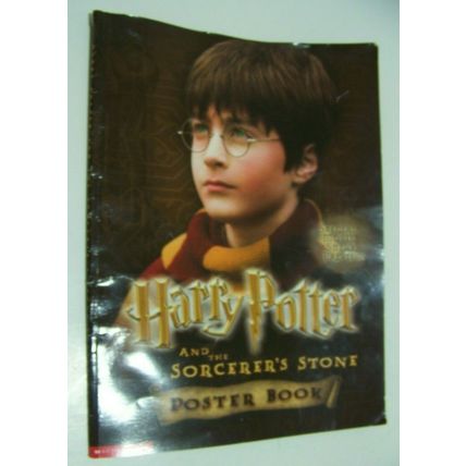 USED!! Harry Potter: Harry Potter and the Sorcerer's Stone Poster Book, FREE SH