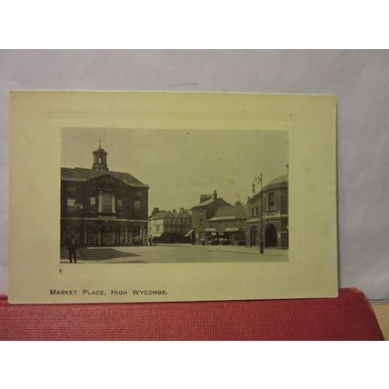 MARKET PLACE, HIGH WYCOMBE BUCKINGHAMSHIRE unused antique postcard Calvert =
