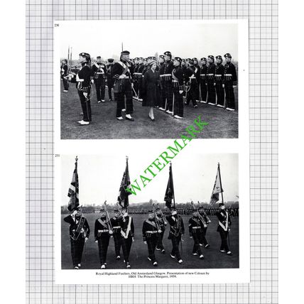 Royal Highland Fusiliers Old Anniesland Glasgow - Cutting