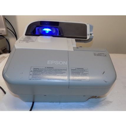 Epson PowerLite 485W 3LCD WXGA 3100Lm Short Throw HDMI Projector 473 Lamp Hours