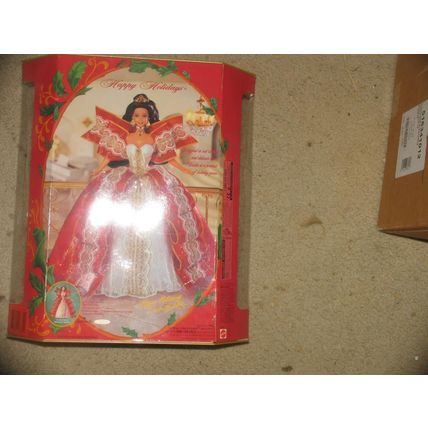 Happy Holidays Barbie Special Edition Gold Backing #17832 1997 Sealed Rare