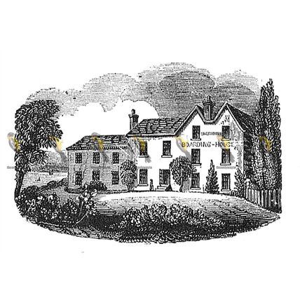 Sheridan's Boarding House, Isle Of Wight, England, 1840, MODERN REPRODUCTION