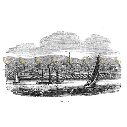 Ryde, Isle Of Wight, England, 1840, MODERN REPRODUCTION