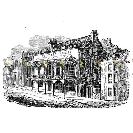 Library, Ryde, Isle Of Wight, England, 1840, MODERN REPRODUCTION