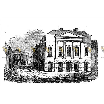 Institution, Newport, Isle Of Wight, England, 1840, MODERN REPRODUCTION