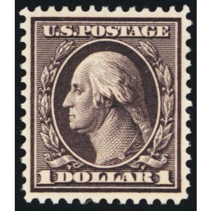 342, Mint XF VLH $1 - GEM With PFC Graded 90 Certificate - Stuart Katz