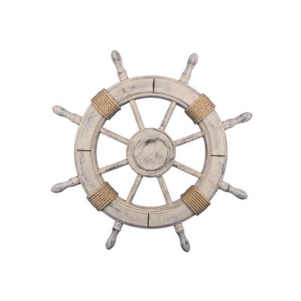 Rustic Decorative Ship Wheel 24""