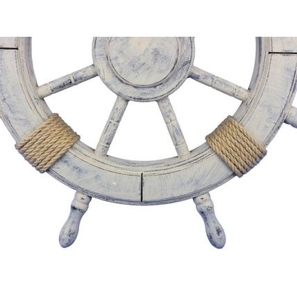 Rustic Decorative Ship Wheel 24""