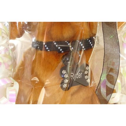 Golden Labrador toy dog, as it is, personalised, gift wrapped 3 choices