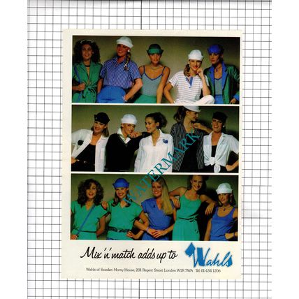 Wahls Of Sweden VINTAGE ADVERT - 1980