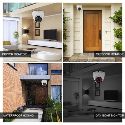 Analog CCTV Camera HD 1080P 4-In-1 (TVI/AHD/CVI/960H Analog) Security Dome Camer
