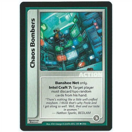 Spycraft CCG Operation Nightfall - 194/349 - Chaos Bombers