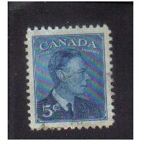 1949 canada king george v1 5c f/u sg418