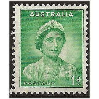 Australia 1938 SG180 1d Emerald Green Mounted Mint . ..
