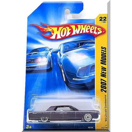 Hot Wheels - '64 Lincoln Continental: 2007 New Models #22/36 - #022/180 *Purple*