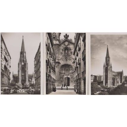 San Sebastian Church 3x Real Photo Postcard s