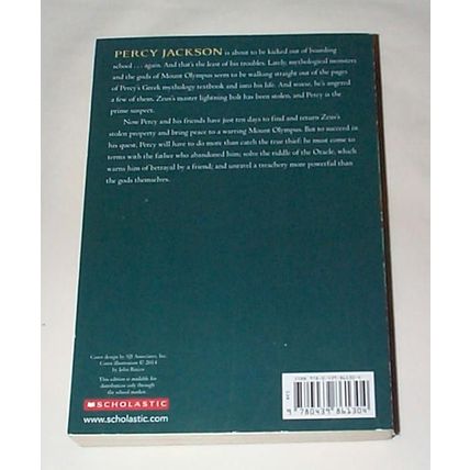 Rick Riordan - Percy Jackson And The Olympians - Lighting Thief #1 - 5x8 Inch