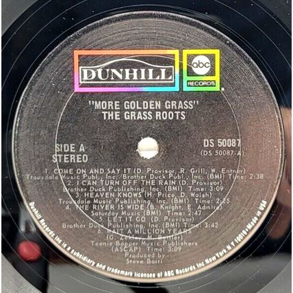 The Grass Roots – More Golden Grass - 1970 LP Vinyl Record Album (P9)