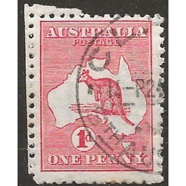 Australia 1913 SG2b 1d Carmine Fine Used Marginal .