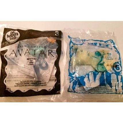 Lot of 4 2009 McDonalds Happy Meal Toys Mint in Bags
