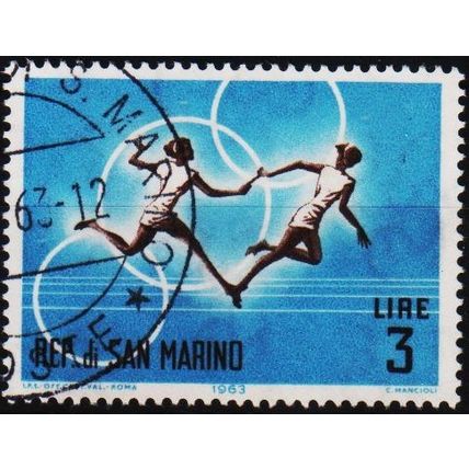 San Marino. 1963 3L S.G.723 Used