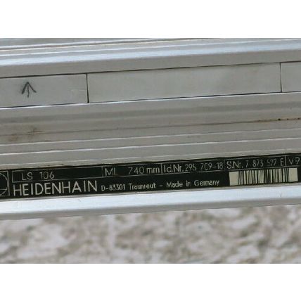 HEIDENHAIN LS-106 LINEAR ENCODER, ML 740mm,AE LS-106,295 709-18, 336958-18,Cg