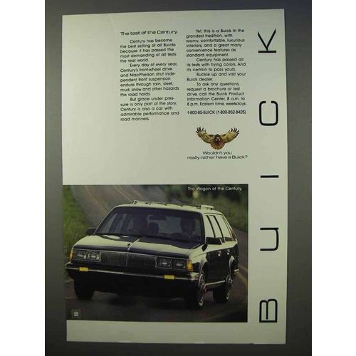 1985 Buick Century Station Wagon Ad - The Test