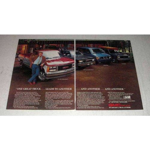 1987 GMC Ad - Safari Van, S-15 Jimmy, Sierra Pickup