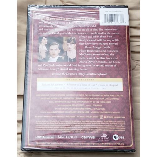 Downton Abbey: Season 2~New 3-Disc DVD Set (2011, Original UK Edition)