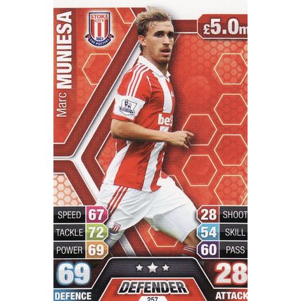 Match Attax 2013/2014 257 Marc Muniesa Stoke City