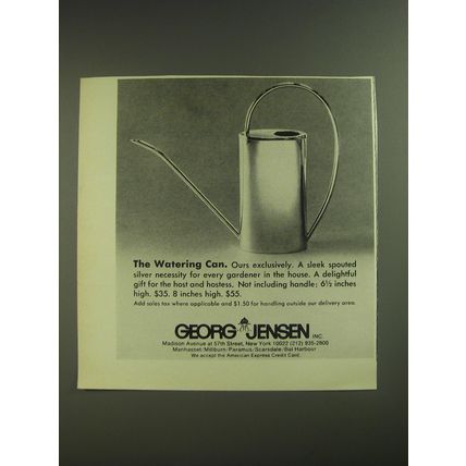 1974 Georg Jensen Watering Can Advertisement