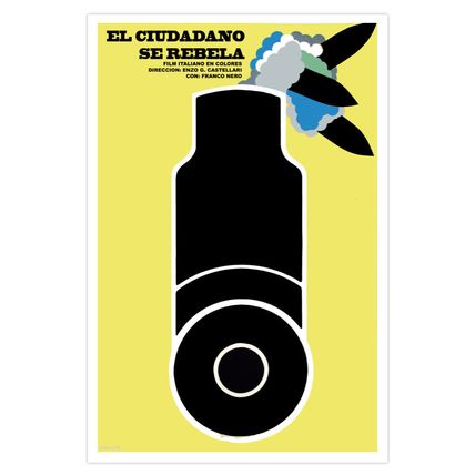 Movie Poster decor for"CITIZEN Rebels"Italian art film.Home room wall decoration