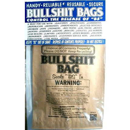 Bullshit Bags 8 pack