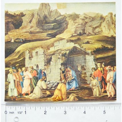 Vintage illustration: Adoration of the Magi, Filippino Lippi