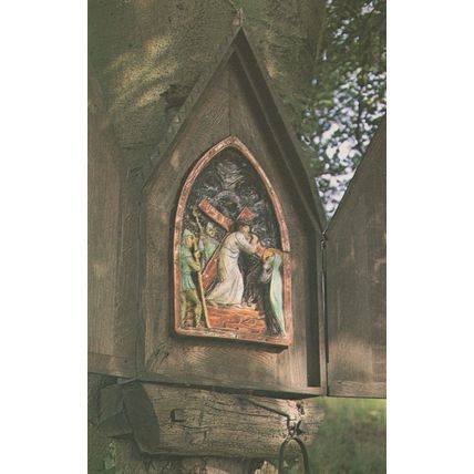 4th Sorrowful Mystery Carrying Of The Cross Crucifixion Kent Postcard