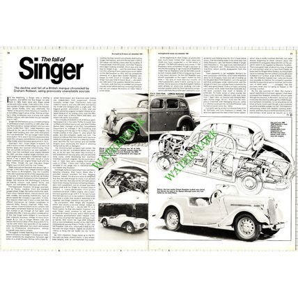 Singer Car History - 1981 Article