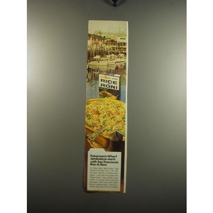 1969 Golden Grain Rice-a-Roni Ad - Fisherman's Wharf Jambalaya starts with