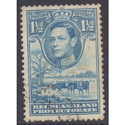 Bechuanaland Scott 126 - SG120a, 1938 George VI 1.1/2d used