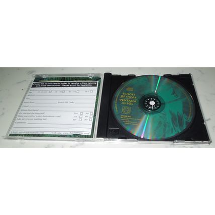 ECHOES OF INCAS - VENTANA AL SOL (Music CD 1996) World Music Nature